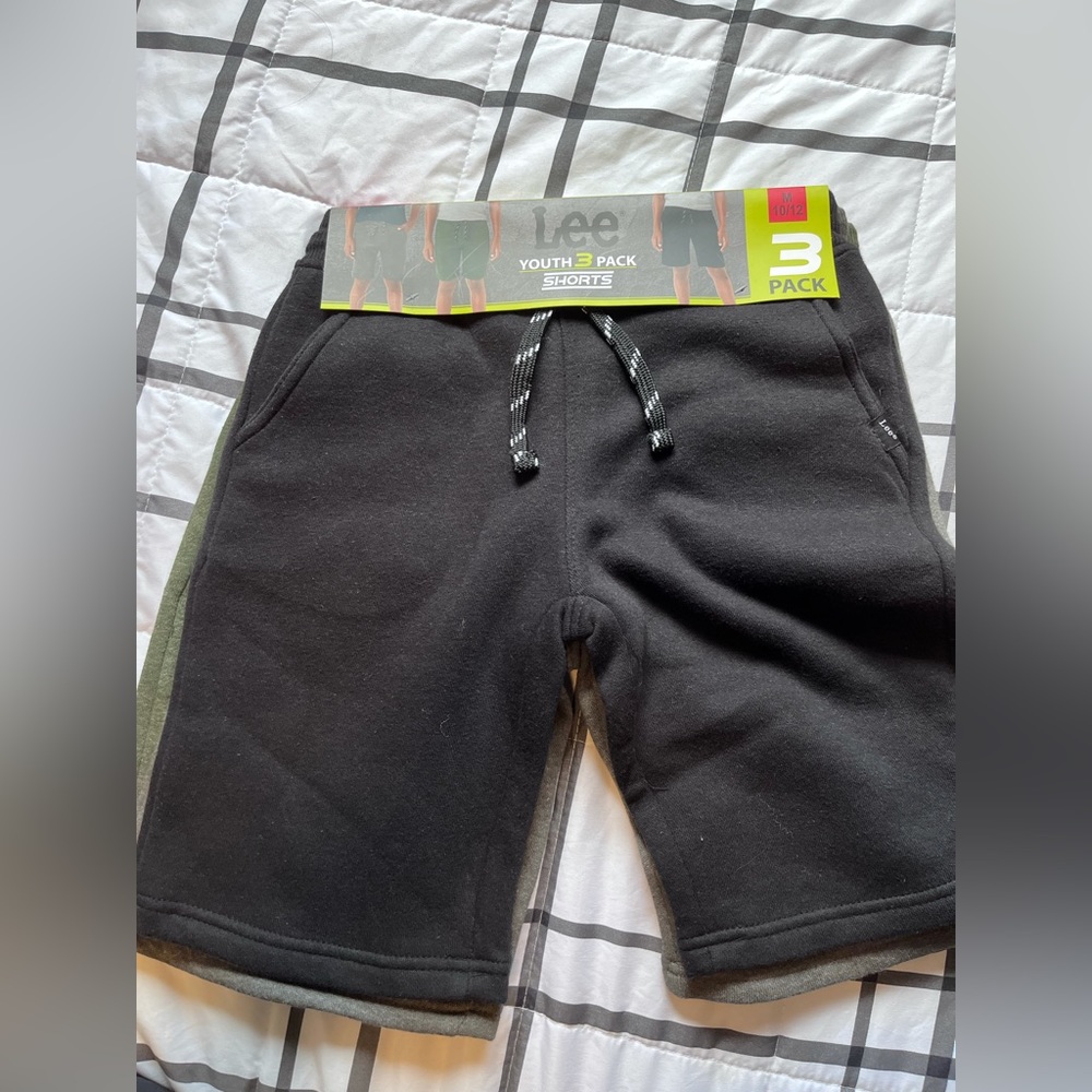 Lee Youth Shorts Size M - 3 Count